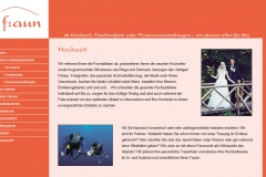 Webseite Hochzeit