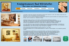 Webseite Kneipp Museum
