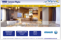 Webseite Wohnmobile