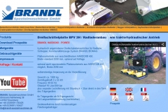 Webseite Baumaschinen