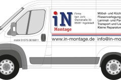 Fahrzeugbeklebung IN-Montage