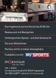 Millennium Bistro-Cafe-Bar Auslegeflyer
