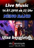 Millennium Bistro-Cafe-Bar Plakat Live-Music