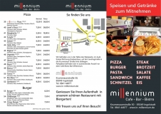 Millennium Bistro-Cafe-Bar Speisekarte