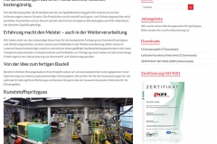 Wordpress Webseite Formenbau