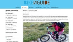 Wordpress Webseite Bike n Guide
