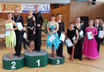 Siegerehrung Tanzsport Bodenseetanzfestival