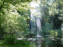 Bad Wörishofen Kurpark Springbrunnen