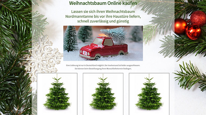 Weihnachtsbaum online kaufen
